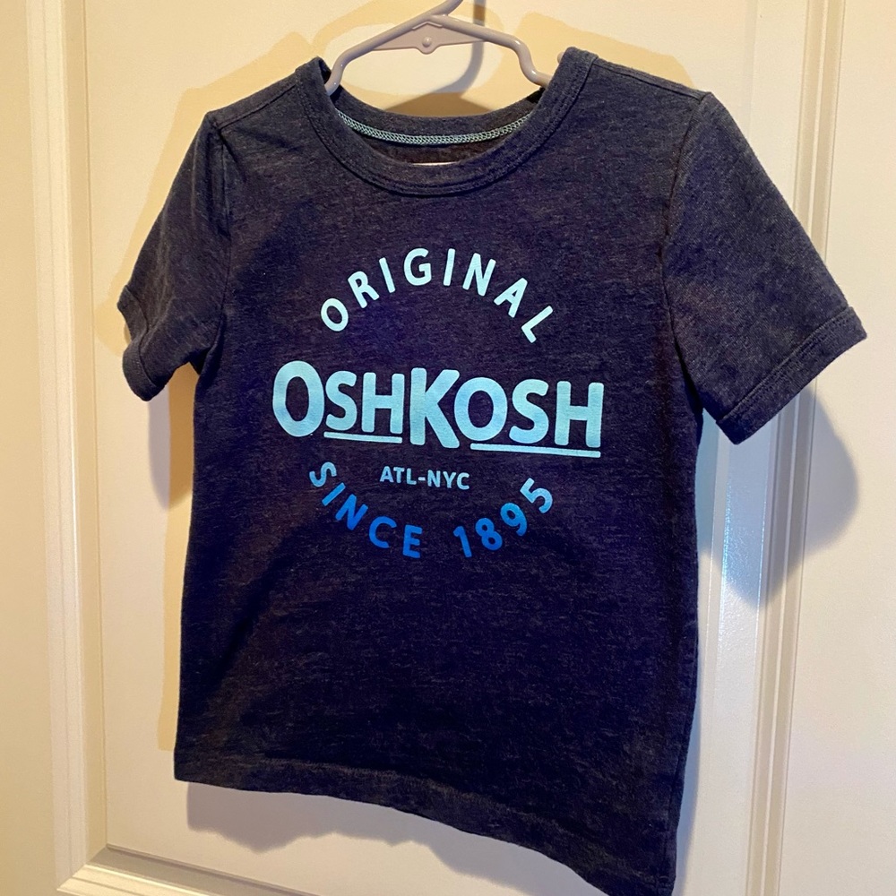Boys OshKosh Short Sleeve Shirt Size 5T - Picture 2 of 6